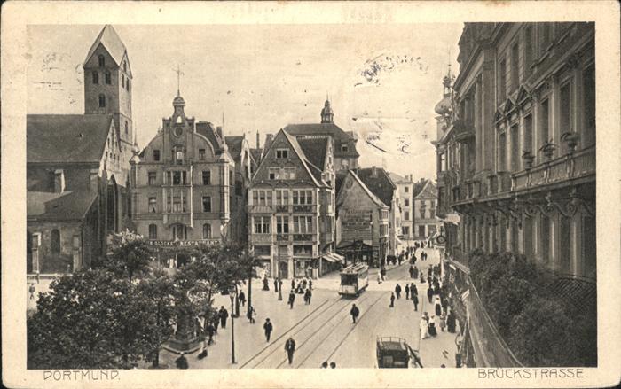 DORTMUND  CITY Brueckstrasse Strassenbahn
