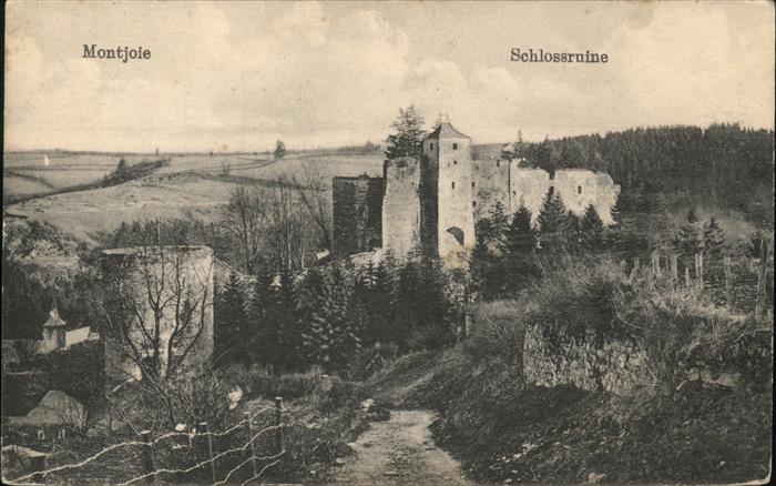 Montjoie Monschau Schossruine