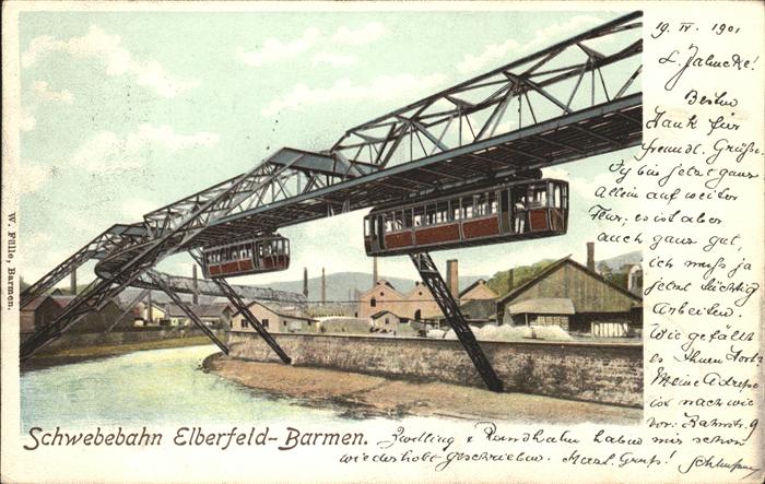 Elberfeld Wuppertal Schwebebahn
