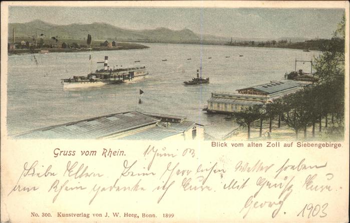 Bonn Rhein Siebengebirge Rhein