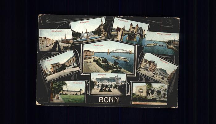 Bonn Rhein Kaiserplatz Rheinbrücke Universität