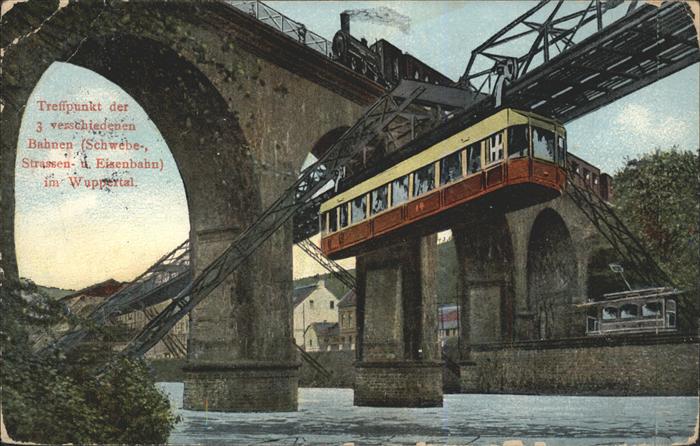 WUPPERTAL NRW Treffpunkt 3 verschiedener Bahnen