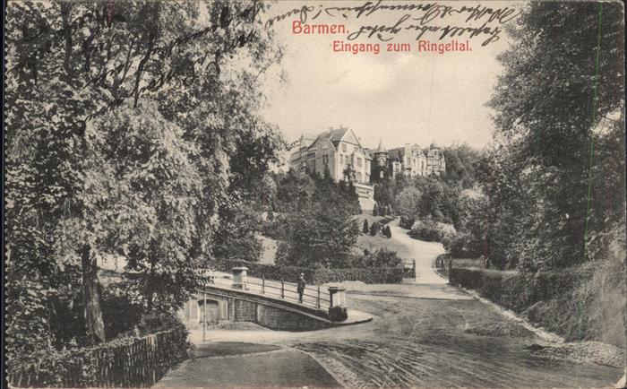 Barmen Wuppertal Eingang Ringeltal