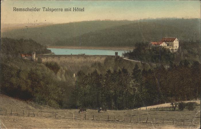 REMSCHEID NRW Talsperre Hotel