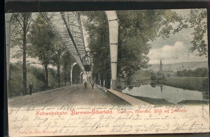 Barmen Wuppertal Schwebebahn