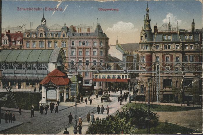 Elberfeld Wuppertal Schwebebahn Döppersberg