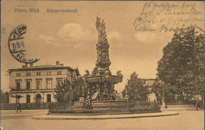Dueren Rheinland Kriegerdenkmal