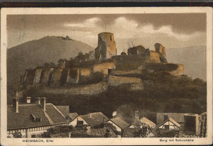 Heimbach Eifel Burg Schutzhütte