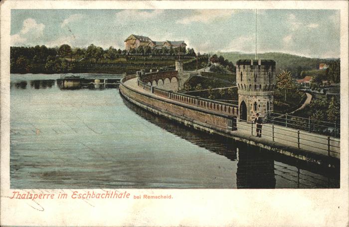 REMSCHEID NRW Talsperre Eschbachtal