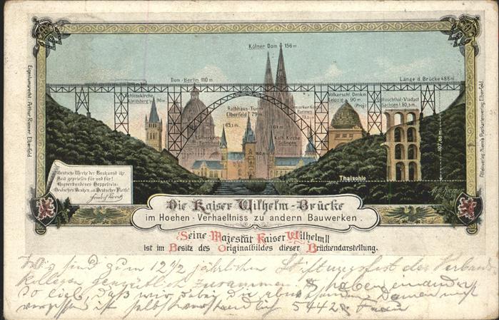 REMSCHEID NRW Muengstener Kaiser Wilhelm-Bruecke