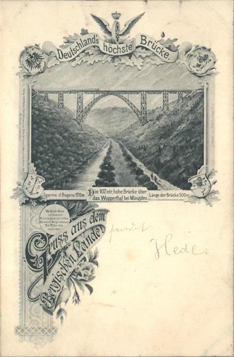 Muengsten Kaiser Wilhelm-Brücke