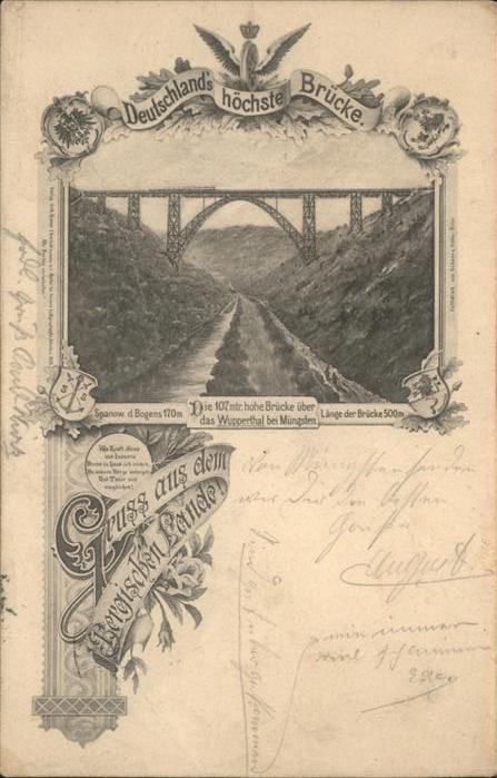 Muengsten Kaiser Wilhelm-Brücke