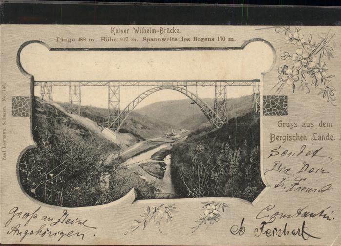 REMSCHEID NRW Kaiser-Wilhelm-Bruecke