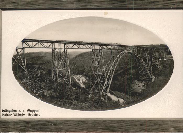 Muengsten Kaiser-Wilhelm Brücke