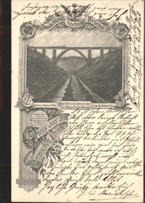 Muengsten höchste Brücke