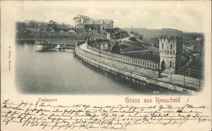 REMSCHEID NRW Talsperre
