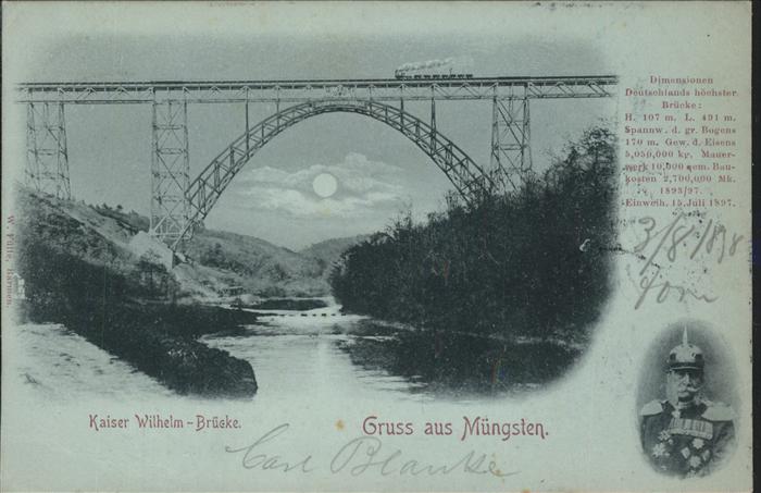 Muengsten Kaiser Wilhem-Brücke