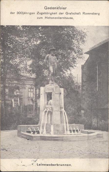 Ravensberg Borgholzhausen Leineweberbrunnen