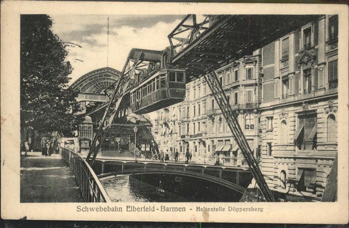 Elberfeld Wuppertal Haltestelle Döppersberg Schwebebahn