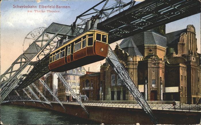 Elberfeld Wuppertal Schwebebahn Thalia Theater