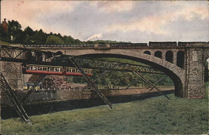 Barmen Wuppertal 3 Bahnen Sonnborber Brücke