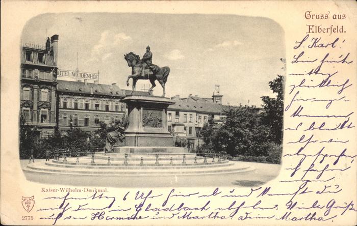Elberfeld Wuppertal Kaiser-Wilhelm-Denkmal