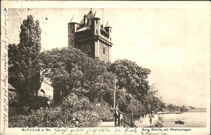 Eltville Burg Eltville Rheinanlagen