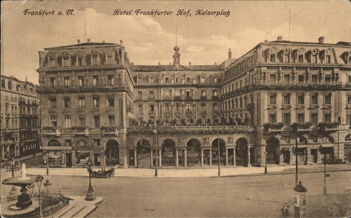 Frankfurt Main Hotel Frankfurter Hof