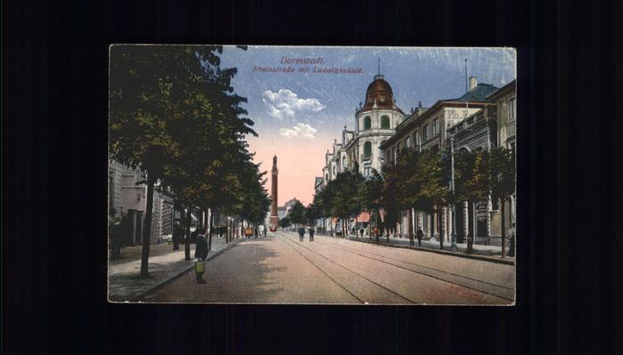 Darmstadt Rheinstraße Ludwigsäule