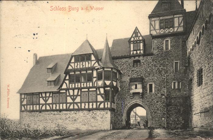 Burg Wupper Schloss Burg