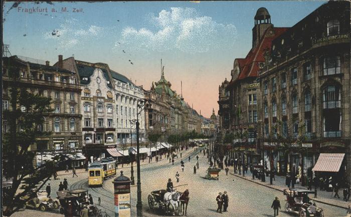 Frankfurt Main Zeil Straßenbahn