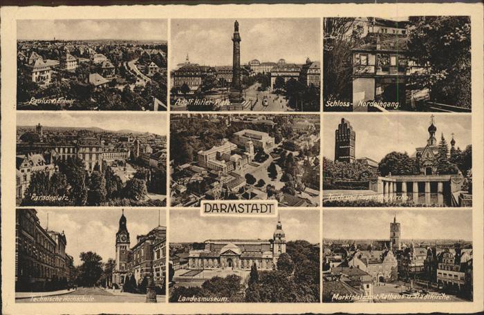 Darmstadt Schloss Paradeplatz Landesmuseum