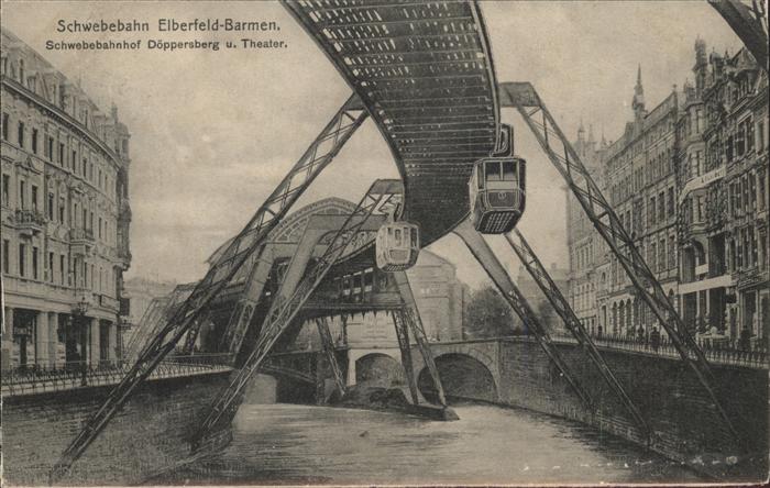 Barmen Wuppertal Schwebebahnhof Döppersberg Theater