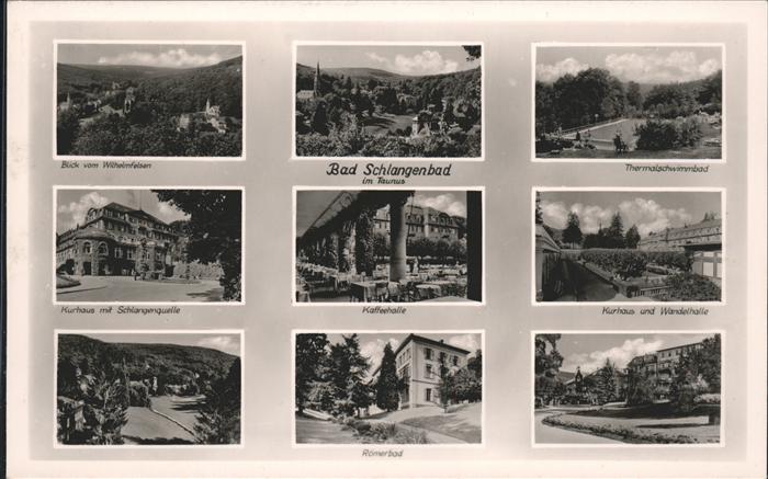 Schlangenbad Taunus Thermalschwimmbad Kurhaus Wandelhalle R