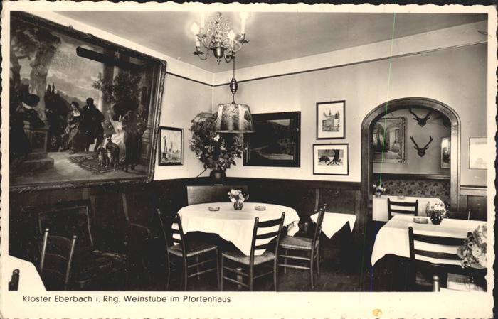 Eberbach Rheingau Kloster Weinstube