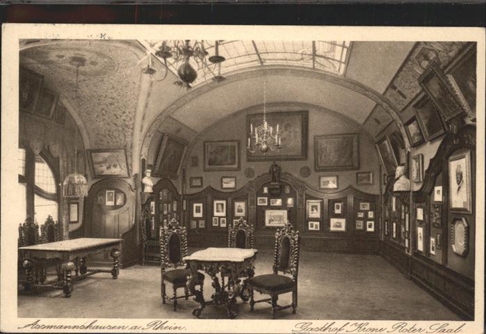 Assmannshausen Gasthof Krone Roter Saal