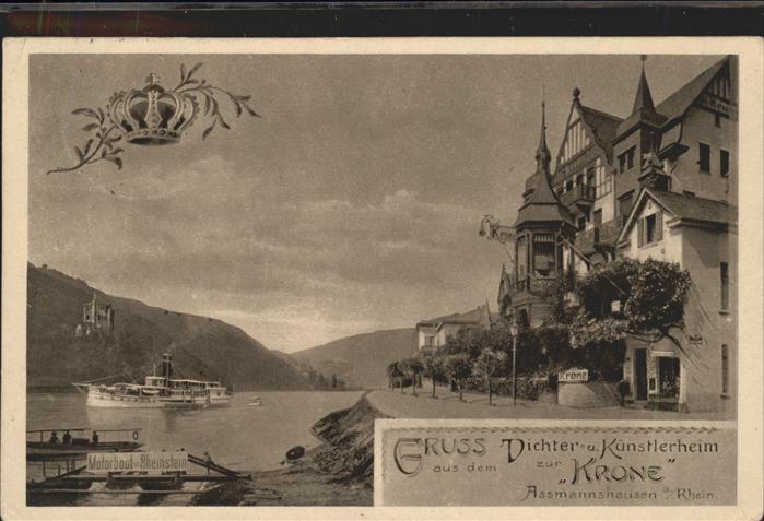 Assmannshausen Dichter und Künsterlerheim Krone