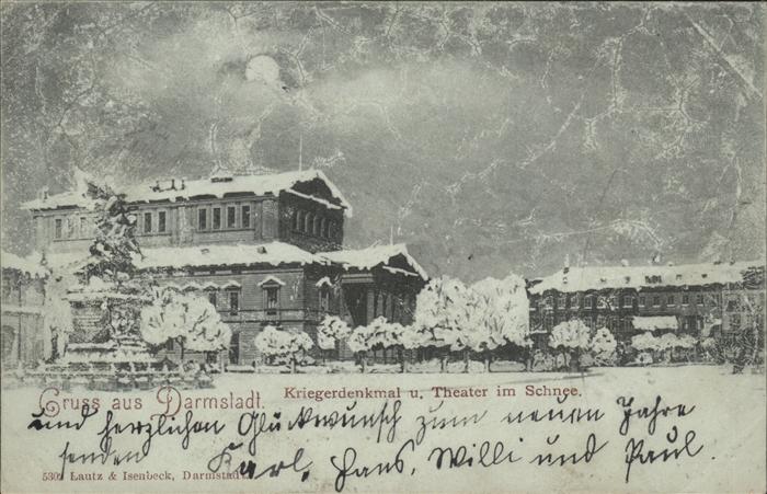 Darmstadt Kriegerdenkmal Theater
