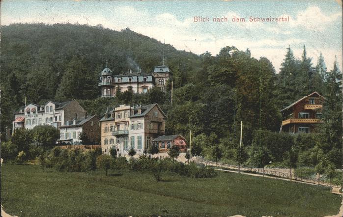Schlangenbad Taunus Schweizertal-Blick