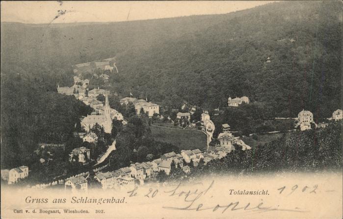 Schlangenbad Taunus Totalansicht