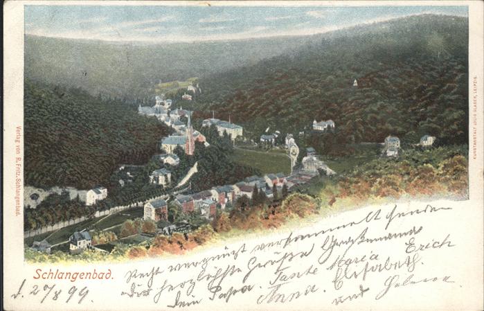 Schlangenbad Taunus Panorama