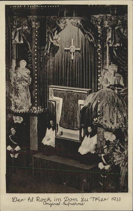 TRIER  CITY heiliger Rock im Dom zu Trier