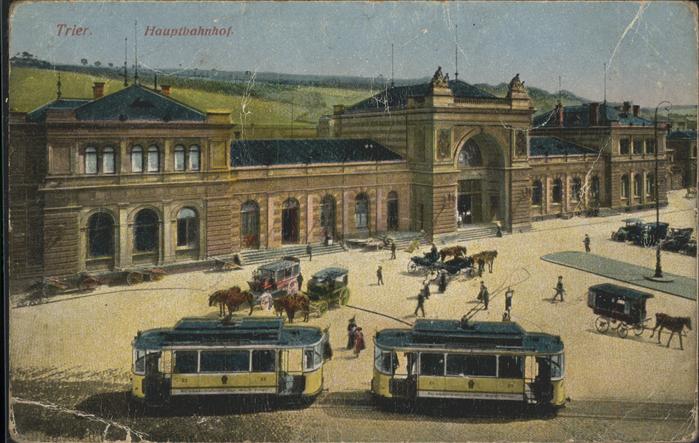 TRIER  CITY Hauptbahnhof Strassenbahn
