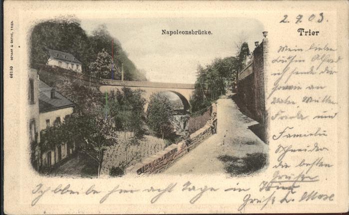 TRIER  CITY Napoleonsbruecke