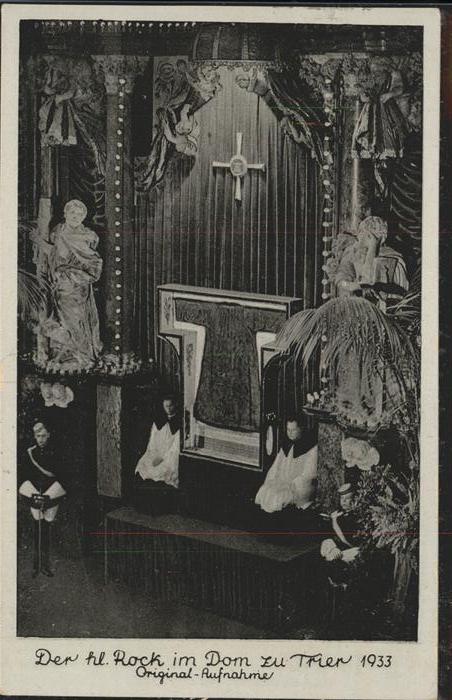 TRIER  CITY heiliger Rock im Dom zu Trier