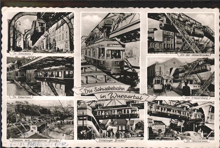 WUPPERTAL NRW Schwebebahn