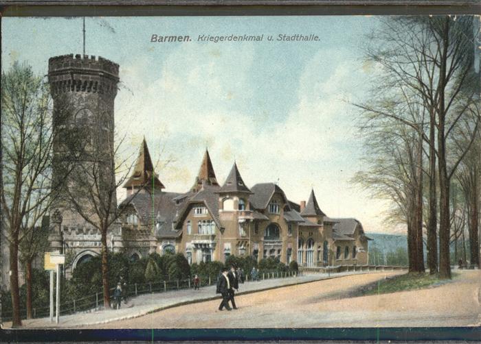 Barmen Wuppertal Kriegerdenkmal Stadthalle