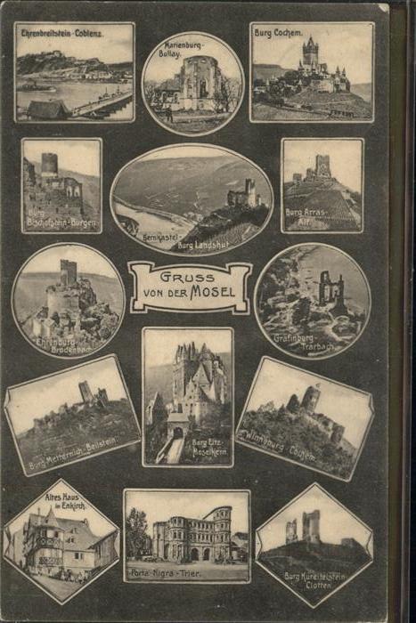 Cochem Burg Cochem Marienburg Bullay Ehrenbrei