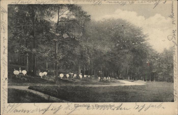 Elberfeld Wuppertal Ehrenfriedhof