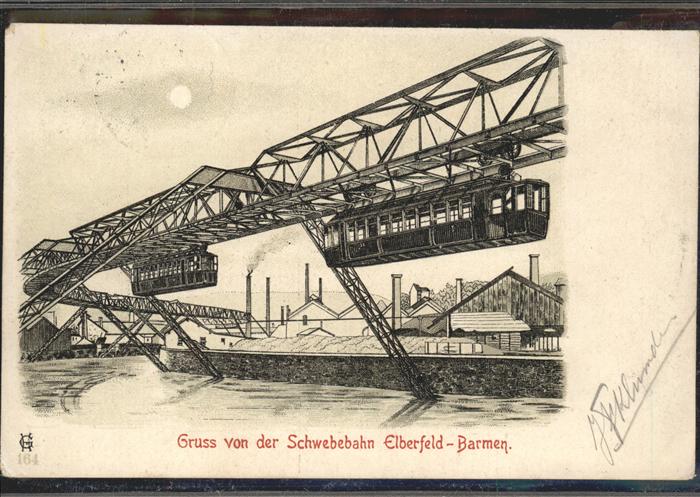 Barmen Wuppertal Schwebebahn